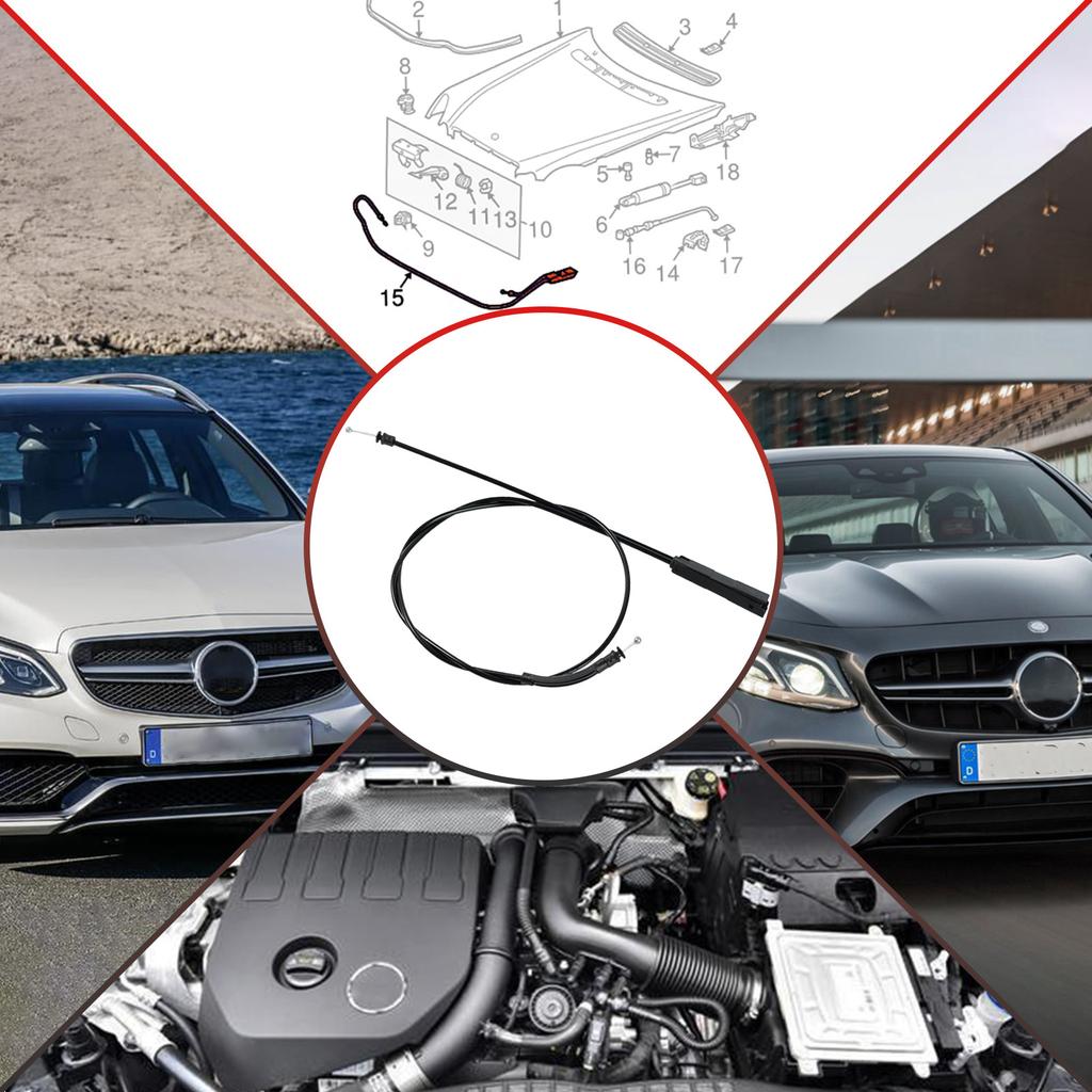Трос открывания капота двигателя автомобиля Провод для Mercedes E350 E500 W211 E55 2118800159