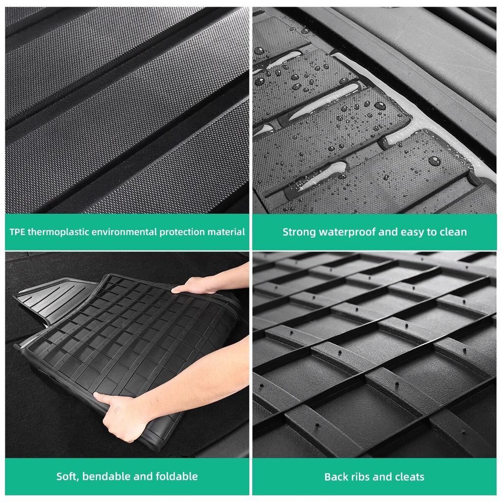 For Tesla Model 3 Model Y -2023 Front Trunk Mat Wear-resistant Pads Lower Trunk Mat Car Interior Accessories