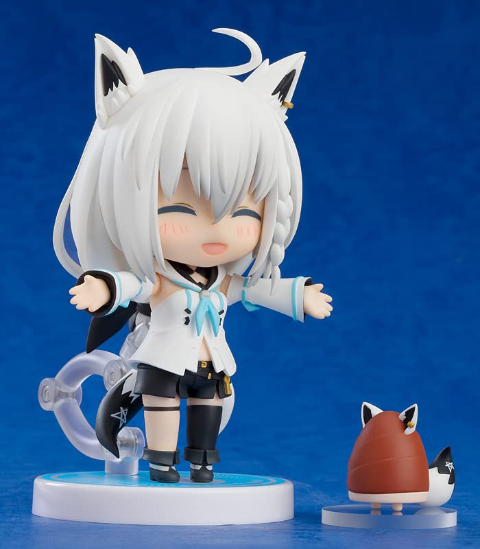Nendoroid Hololive Production Shirakami Fubuki Пластиковая окрашенная подвижная фигурка Немасштабная