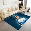 Winter Sports Adventure Area Rug Perfect for Bedrooms Dining Room Foyer Game Room Antislip Carpet Anime Office Decor Spiritual Gift