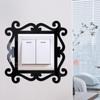 Акриловые зеркальные квадратные наклейки на выключатели: Светоотражающее украшение для стен для гостиной и спальни