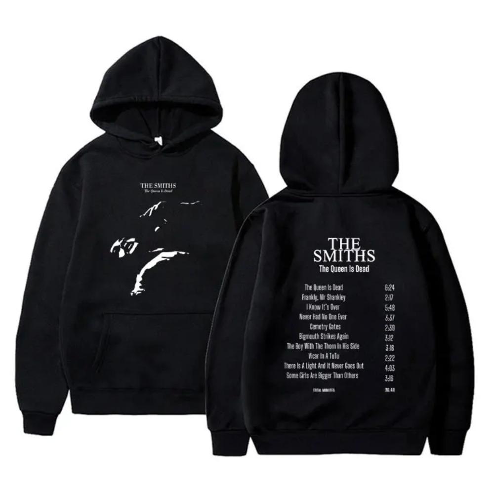 The Smiths The Queen Is Dead British Rock Band Men’s Sport Hoodie Street Classic Pop Harajuku Long-sleeve Sweatshirt