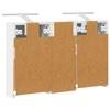 Bathroom Cabinet Set 3 pcs 80 x 10.5 x 50 cm Particleboard