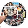 10/30/50 шт. Наклейки-граффити с персонажами сериала «Сверхъестественное», наклейки для DIY, ноутбука, дорожного багажа, телефона, крутые водонепроницаемые наклейки