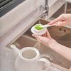 Plastic Gap Cleaning Brush With Detachable Sponge For Home Use