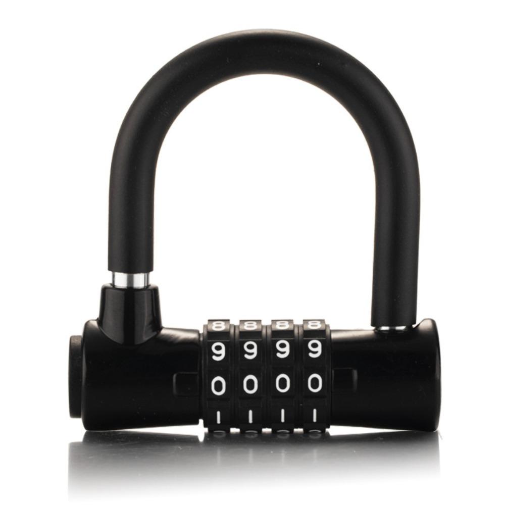 Anti Theft Password Padlock Security Bicycle Lock Portable U-shaped Password Lock File Cabinet