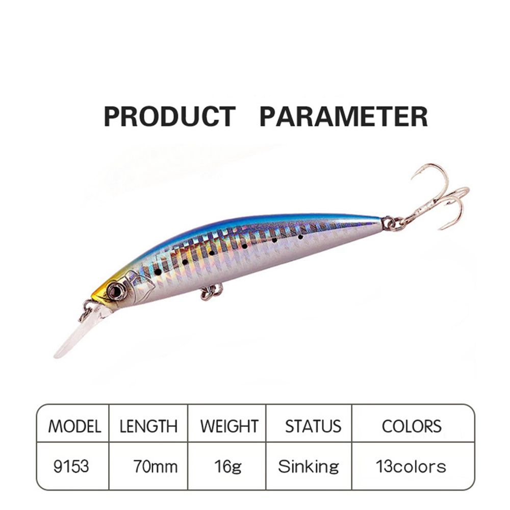 Tackle Crankbaits Winter Fishing Sinking Minnow Baits Minnow Lures Long Casting Lure Fish Hooks