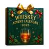 2025 Whiskey Advent Calendar with 24 Ornament Christmas Calendars Christmas Countdown Calendar for Home/Office/Tree Xmas Decor