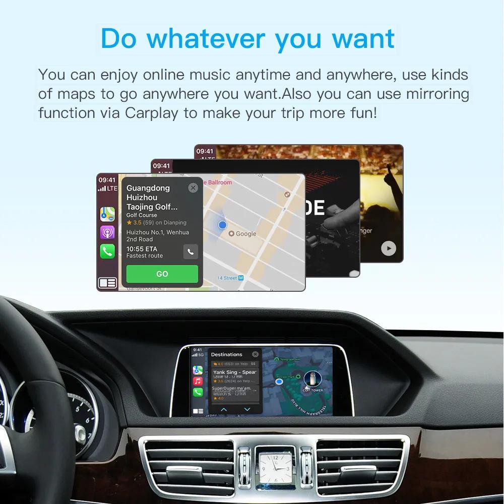 Модуль Apple CarPlay Plug-and-Play для Mercedes-Benz Becker для системы NTG4.5