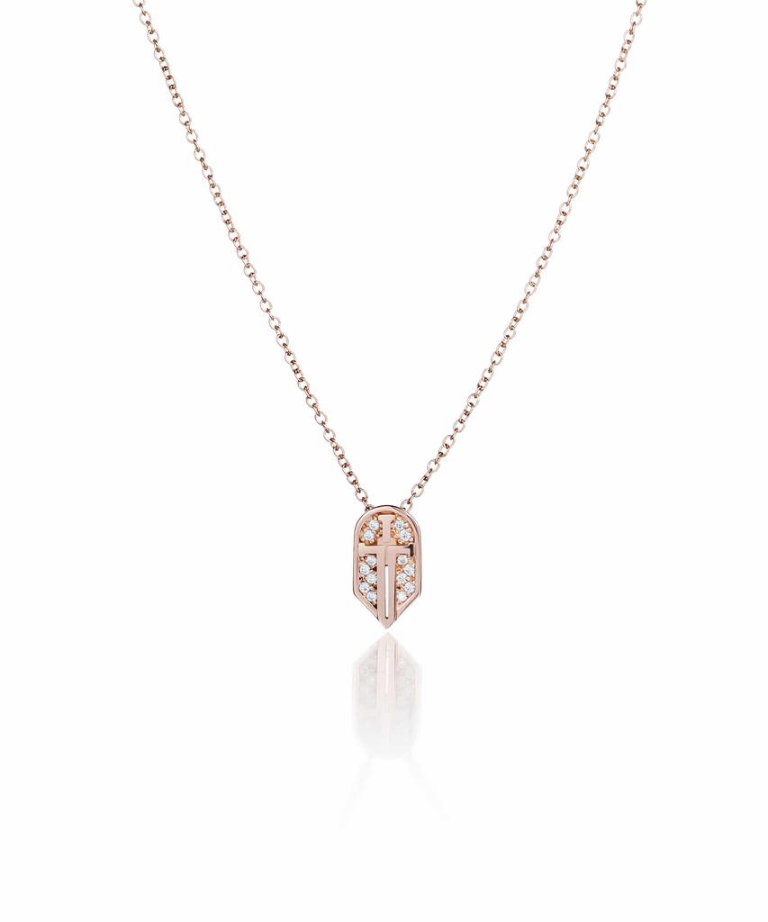 Trencadism Tm Necklace 14K Gold Necklace Tm_Necklace_Tmn13Sw