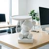Медведь Ключница Миска для прихожей 3D-печать Милая статуэтка медведя с подносом Мультяшная фигурка животного Конфетница для декора интерьера дома