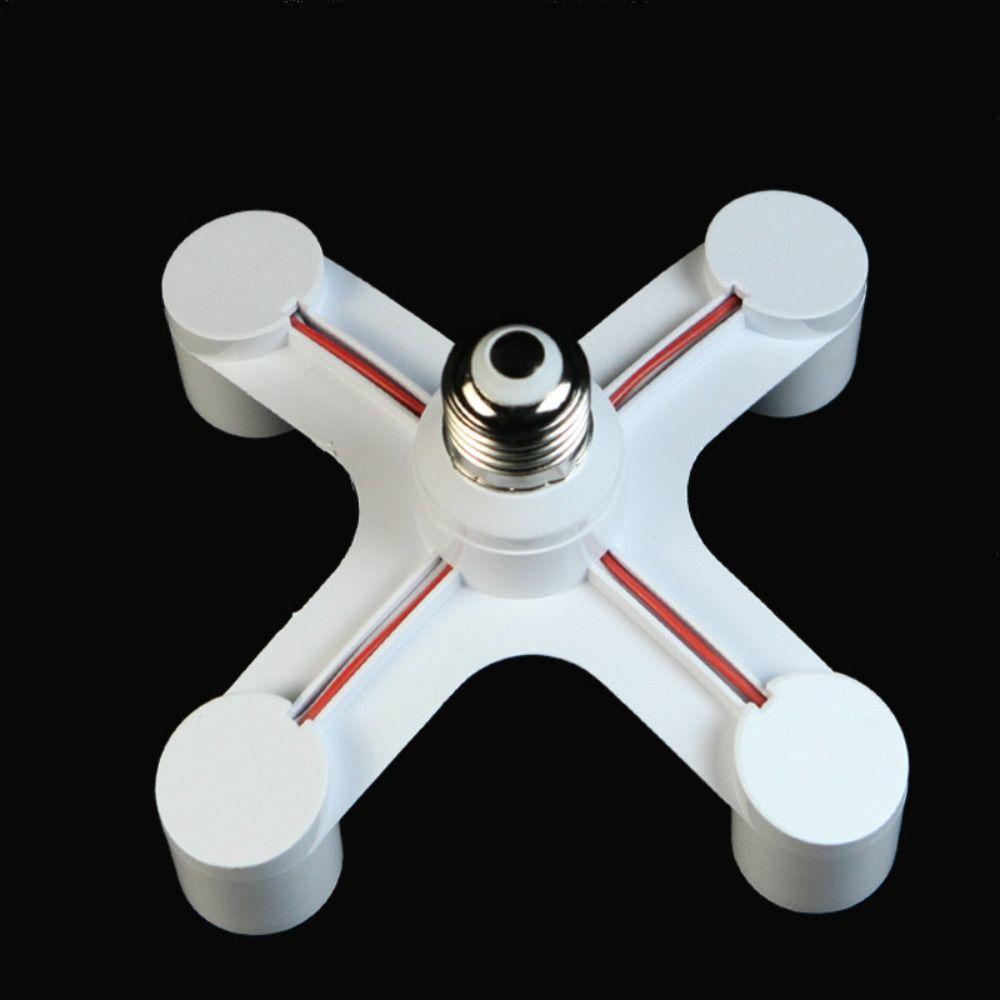 In 1/5 In 1/6 In 1 Splitter E27 To E27 Bulb Adapter Holder Lamp Socket LED Bulb Holder Lamp Base