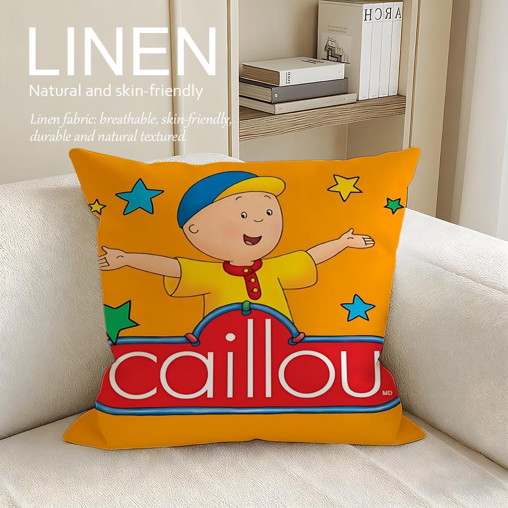 Kids Caillou Cushion Cover Pillowcase Set Pcs x x Breathable Washable Sofa Cushion Cover