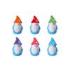 10Pcs Mini Resin Gnomes Statues Ornaments Random Color Cute Fairy Figurines For Miniature Garden