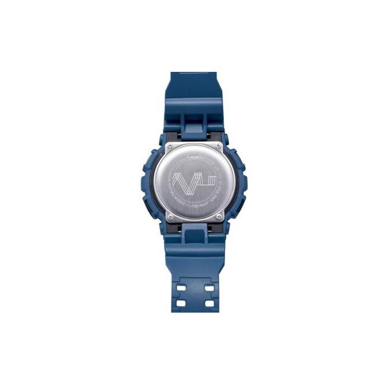 Casio Мужские часы серии 55 мм с двойным жидкокристаллическим/аналоговым дисплеем, зеленые, GA-110KAl22-3PFS