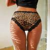 Женские трусы, сексуальное кружевное леопардовое белье с низкой посадкой, удобное нижнее белье 160