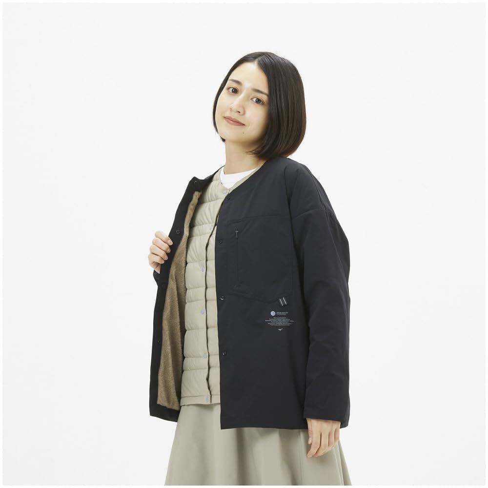 Компактный пуховый зимний жилет Breath Thermo цвета мокко размера L, материал с тепловыделением, тепло, женский, бежевый,