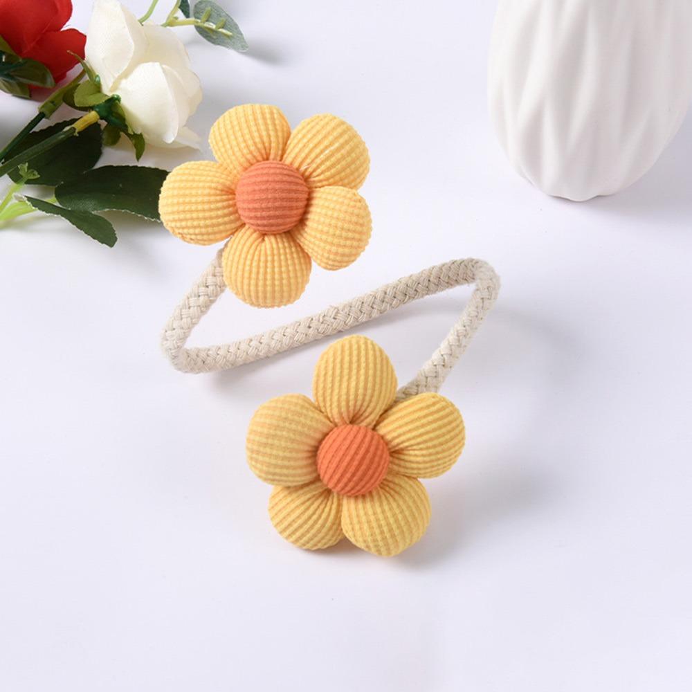 1Pcs Flower Shape Curtain Buckles No Punching Curtain Strap Curtain Hanging Rope  Home Decoration