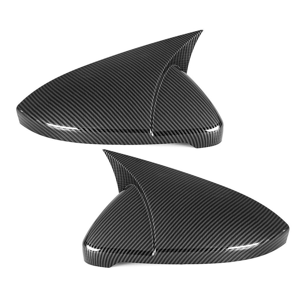 Крышка зеркала с рифмованным крылом, колпачки для зеркала заднего вида, корпус OX Horn, стиль, подходящий для автомобиля VW Golf MK7 MK7.5 R GTI GTD 14-19