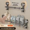 Присоска без дырокола, выдвижной удобный телескопический органайзер для ванной комнаты