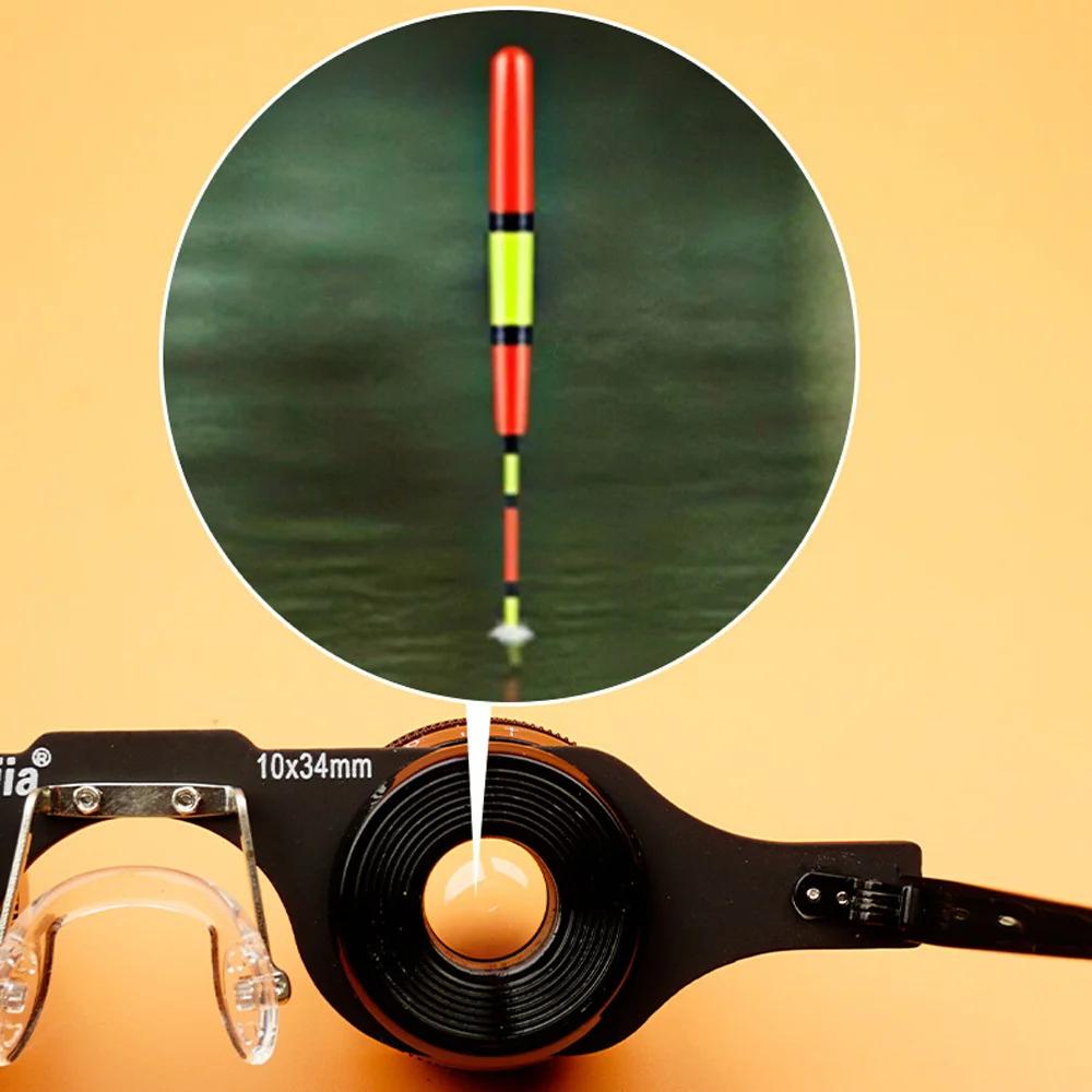 HD 10X34 Открытый рыболовный зеркальный телескоп 10-кратное увеличение профессиональный бинокль очки для рыбалки с оправой из алюминиевого сплава