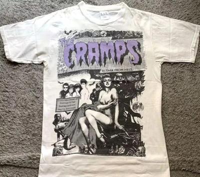 Футболка с изображением группы The Cramps, Тур 90-х, Унисекс