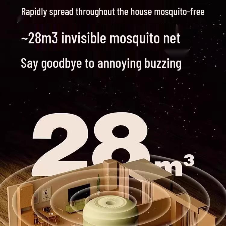 Электрический отпугиватель комаров без запаха для младенцев, беременных женщин и домашнего использования - мягкая и эффективная летняя защита.