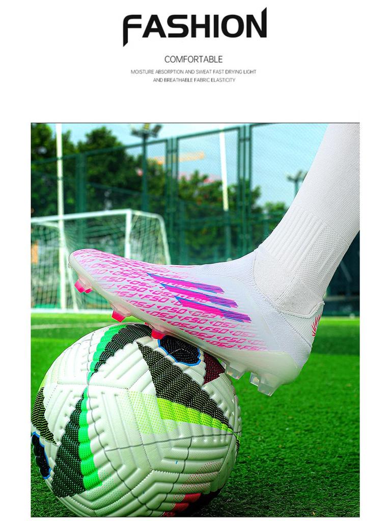 Футбольные шиповки для улицы с длинными шипами для мужчин, женщин и подростков - Тренировочная обувь для учеников начальной и средней школы