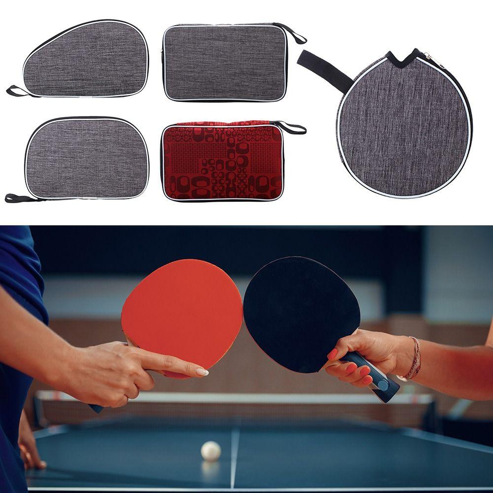 Защитный чехол для ракеток для пинг-понга с ремнем, сумка для ракеток для настольного тенниса с одним веслом