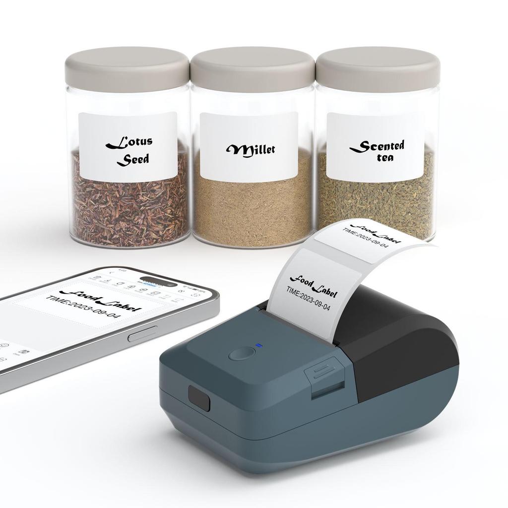 Портативный Bluetooth-термический принтер этикеток для логистики магазина