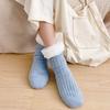 Fuzzy Warm Slipper Socks for Women Cozy Fluffy Fleece Lined Home Floor Socks with Grippers Winter Soft Thermal Sleep Socks