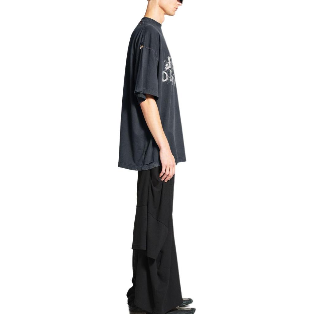 Balenciaga Модная дизайнерская оверсайз футболка с принтом 831305TSVC51041