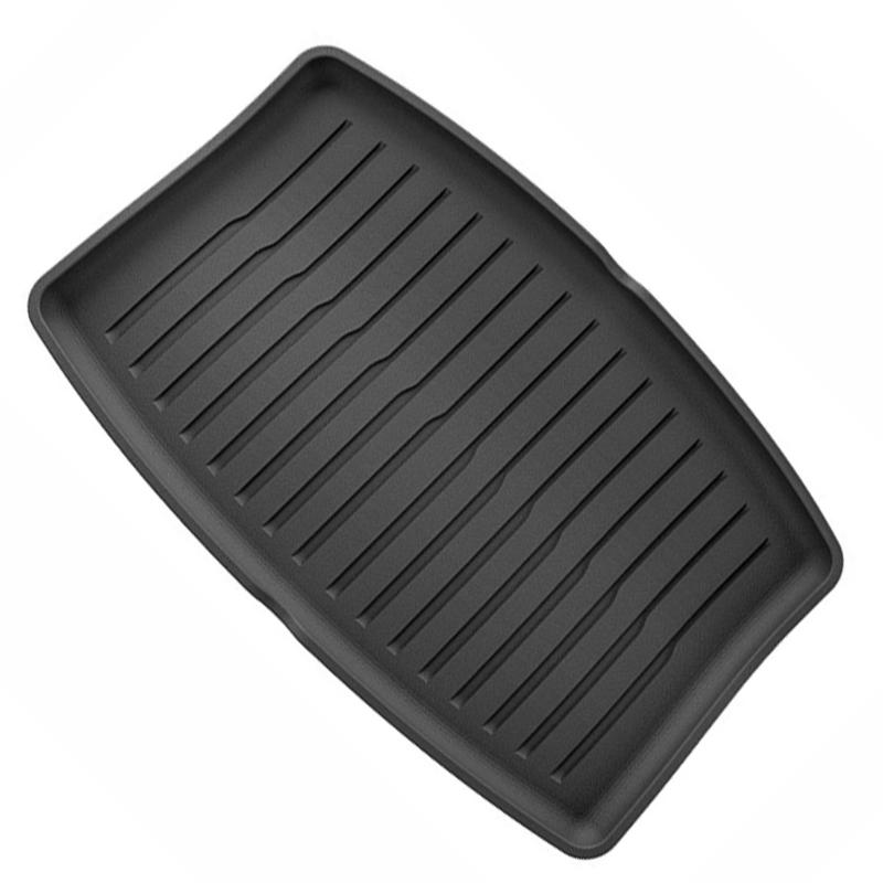 Compatible For Model 3+ TPE Front Rear Trunk Frunk Mats Storage Cargo Tray Waterproof Protective Pad Dustproof