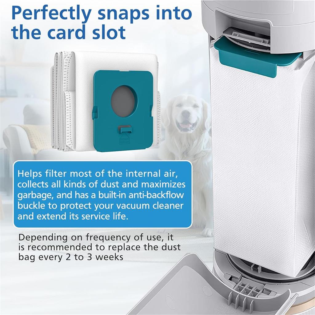 8 мешков для пыли VCA-ADB952, совместимых с ручным пылесосом Samsung Bespoke Jet Pro Extra/Complete Extra