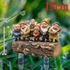 A Group of Happy Dwarfs, 2D Flat Acrylic, Decoration, Suitable for Garden, Lawn, Outdoor, Christmas, Halloween