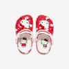 Crocs Hello Kitty Красные классические клоги для малышей, CRS210577, 1010113129, Популярная корейская обувь