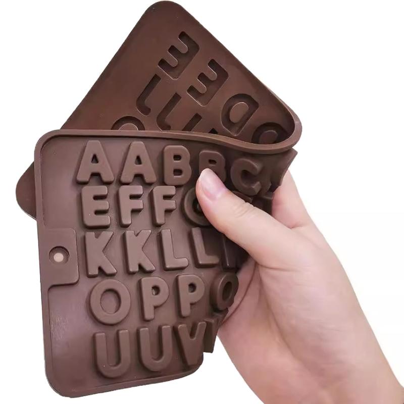 Силиконовые формы для шоколада в виде букв и цифр, инструменты для выпечки, алфавит, цифры, украшения для торта на день рождения, форма для мастики