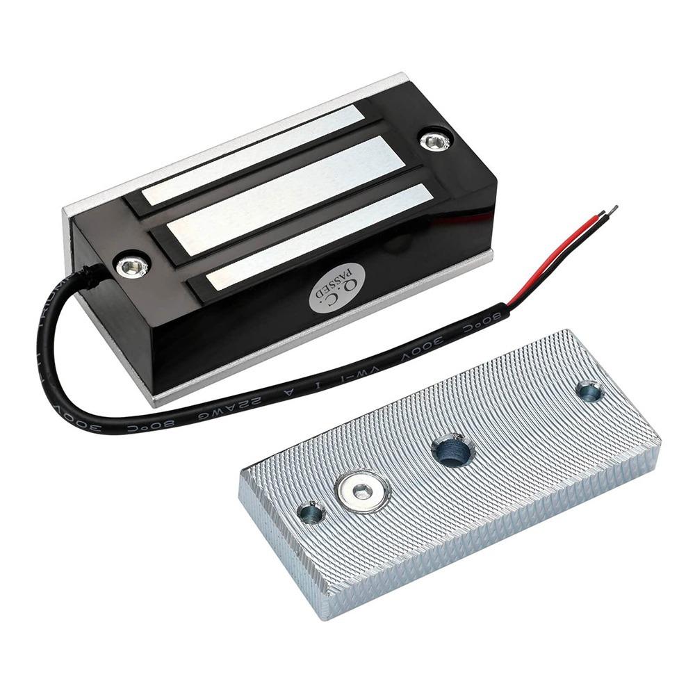 60KG/100Lbs Electric Lock 12V/24V Door Access Control Heavy Duty Electromagnetic Lock Door Access