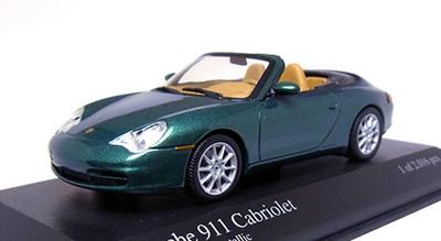 1/43 Porsche 911 Кабриолет (2001)/ ЗЕЛЕНЫЙ.М