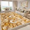 Цветочный 3D Ковер для Спальни Домашний Декор Большая Площадь Гостиная Мягкий Коврик Противоскользящий Холл Ванная Комната Коридорный Коврик