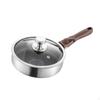Nonstick Frying Pan Stainless Steel Multipurpose Induction Skillet Cooking Fry with Handle and