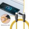 Кабель USB Type C - Type C 60 Вт 2,4 А для передачи данных для iPhone 15 Быстрый кабель Poco Type Провод Dat S0X6