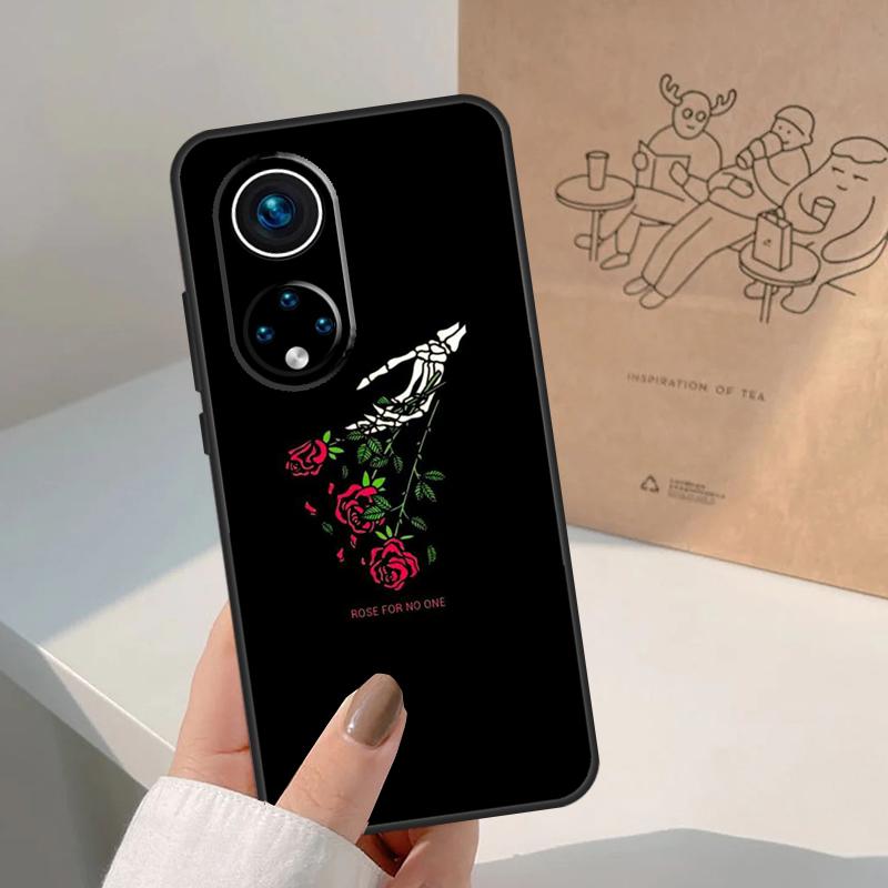 Черная Эстетика Череп Скелет Для Honor Magic 8 Pro 7 6 5 Lite Чехол Для Honor Win RT 200 400 50 70 90 X8b X9a X9b X9c X9d
