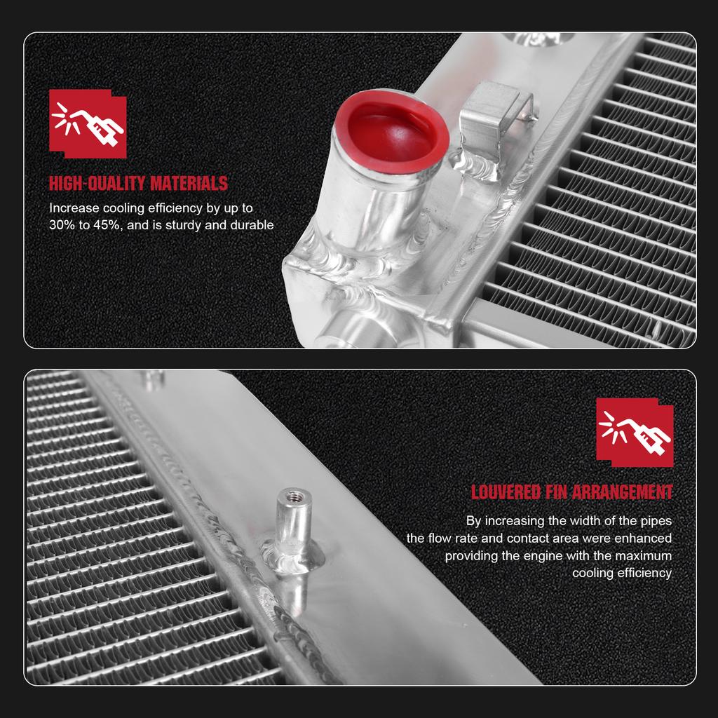 Для Chevrolet Captiva Sport 2008-2015 Полностью алюминиевый радиатор Охладитель Охлаждающая жидкость для Saturn Vue 3.5L V6 3490cc 213ci 2008-2010