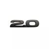 3D Metal 2.0 2.5 Letters Car Fender Emblem Rear Bag Badge Sticker For Mazda 3 6 Axela CX5 CX7 MX5 Chrome Black Accessories