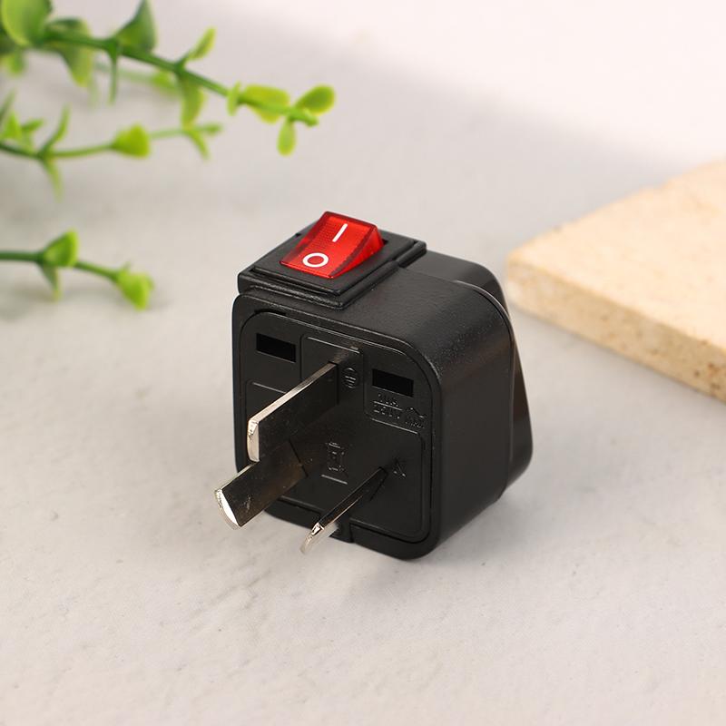 Универсальный американский, американский, европейский, британский, европейский, австралийский дорожный электрический адаптер для вилки 10A/13A 250V розетка с выключателем вкл./выкл.
