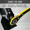 TONDA Jack Ratchet Wrench, Auto Labor-Saving Lug Wrench For Scissor Jack, Forward And Reversal Knob Design