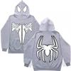 Mens Oversized Hooded Sweatshirt Loose Fit Casual Graphic Print Pullover Jacket