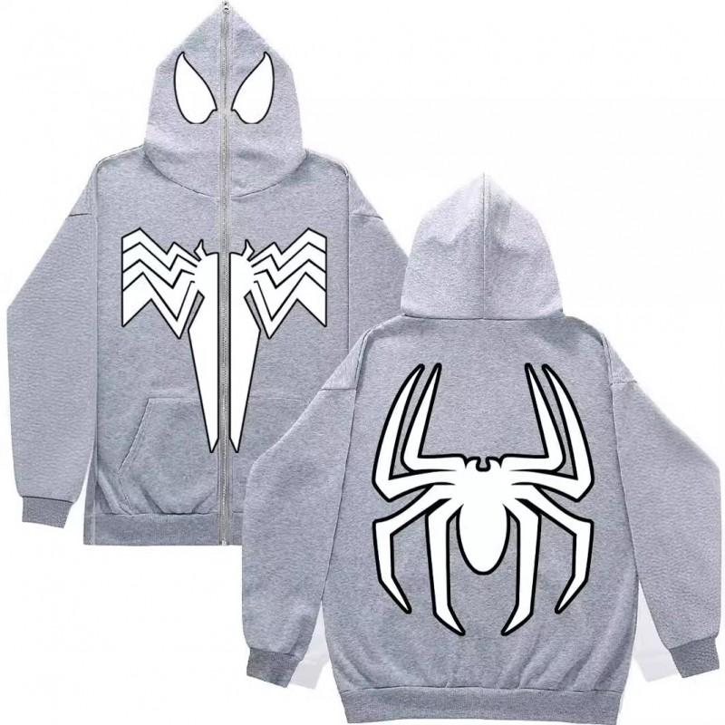 Mens Oversized Hooded Sweatshirt Loose Fit Casual Graphic Print Pullover Jacket