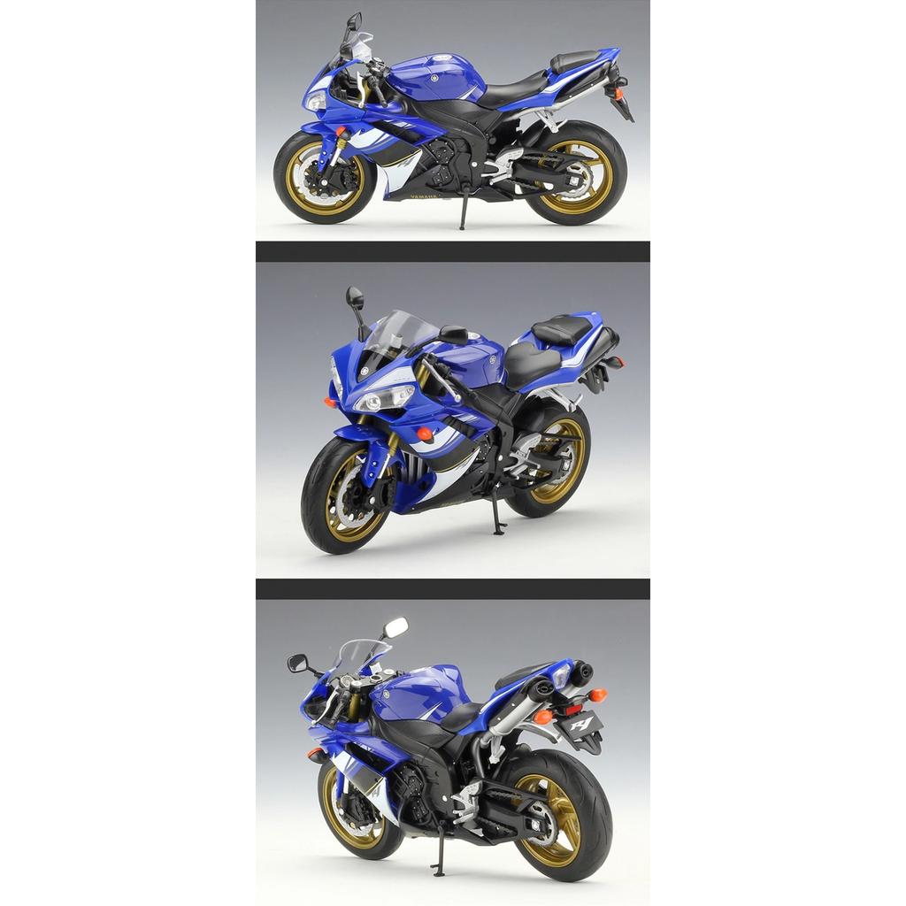 Welly 1/10 YAMAHA YZF-R1 Сплав Гоночный Мотоцикл Модель Симуляция Литой Металлический Мотоцикл Модель Коллекция Детская Игрушка Подарки